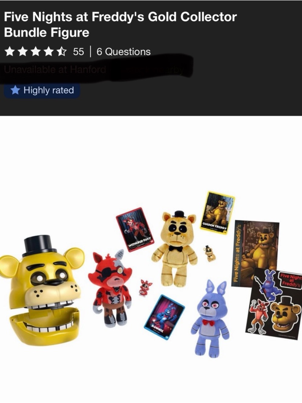 Five nights at Freddy’s collectible